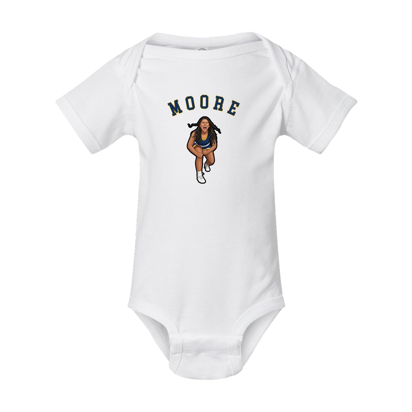 Baby Onesie — Shirsey Arch in White