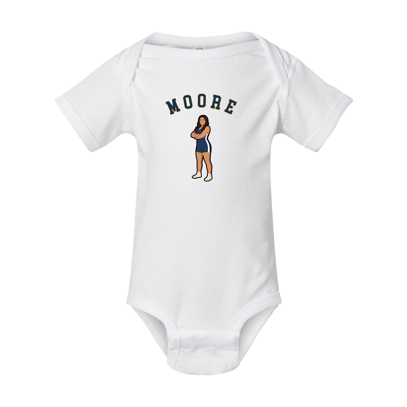 Baby Onesie — Shirsey Arch in White