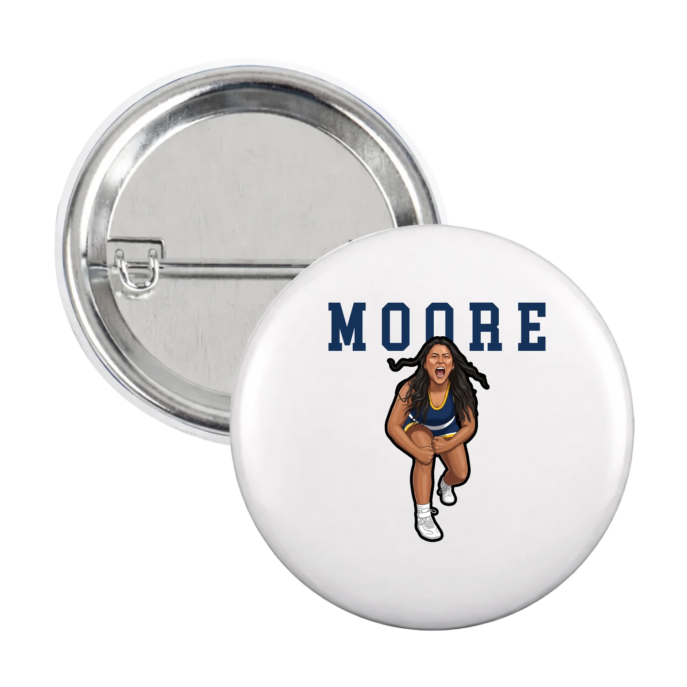 Game Day Button — Shirsey in White
