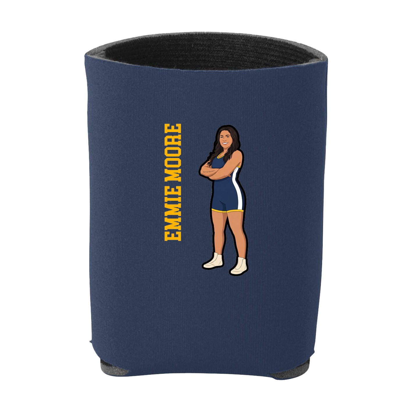 Can Holder — Name Vertical in Navy