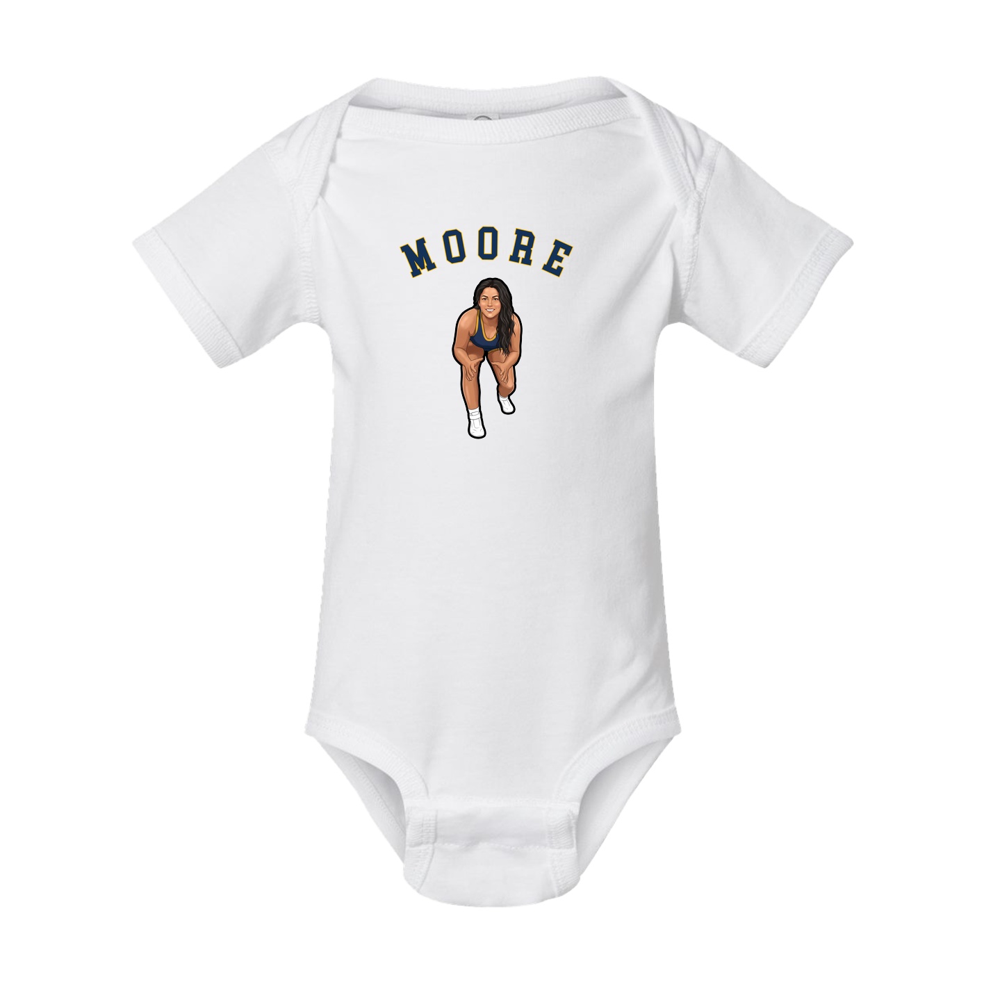 Baby Onesie — Shirsey Arch in White