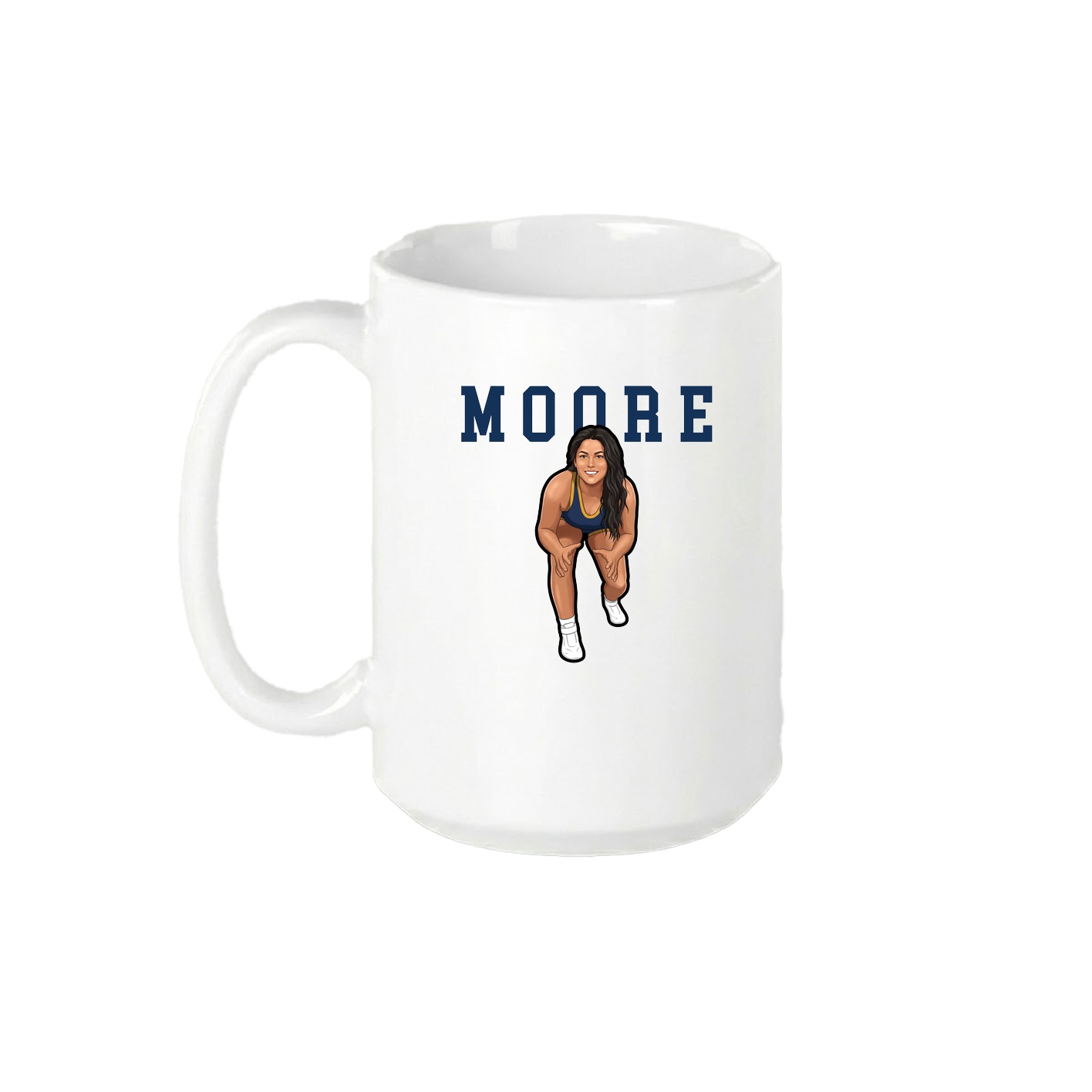 15oz Coffee Mug — Shirsey in White