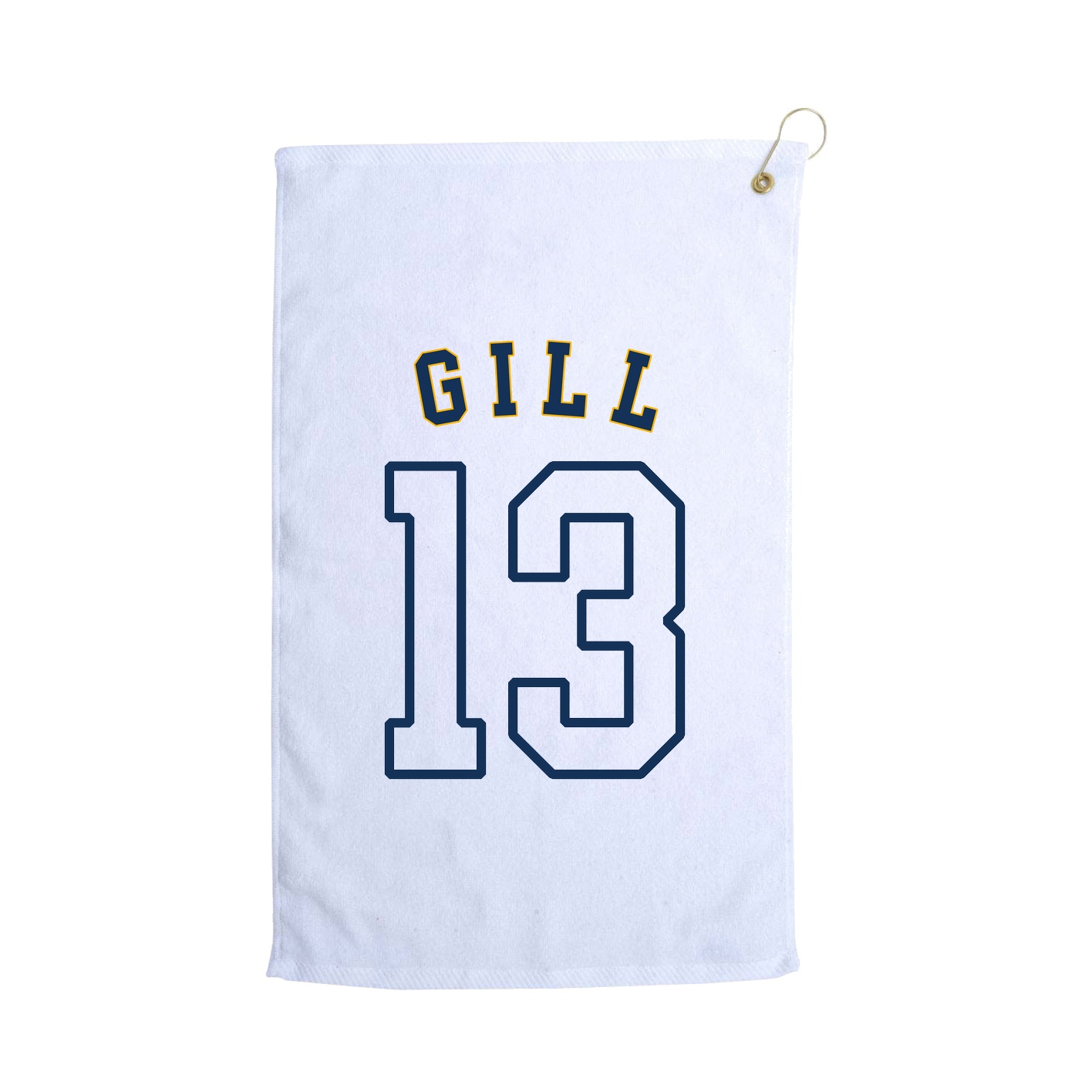 Golf Towel — Shirsey Arch in White