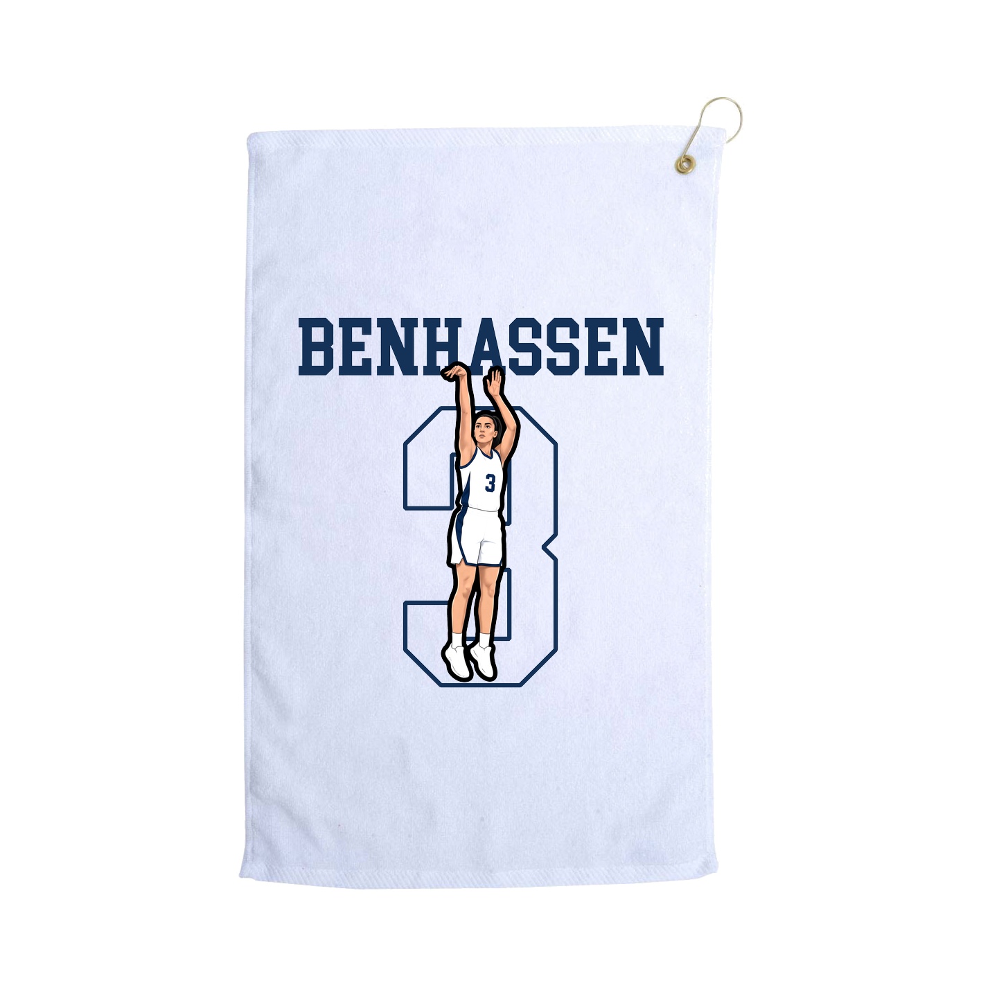 Golf Towel — Shirsey in White