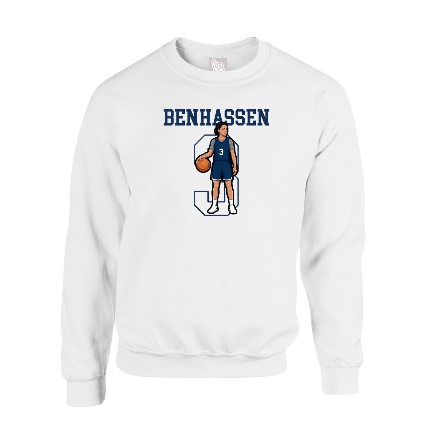 Fleece Crew — Shirsey in White