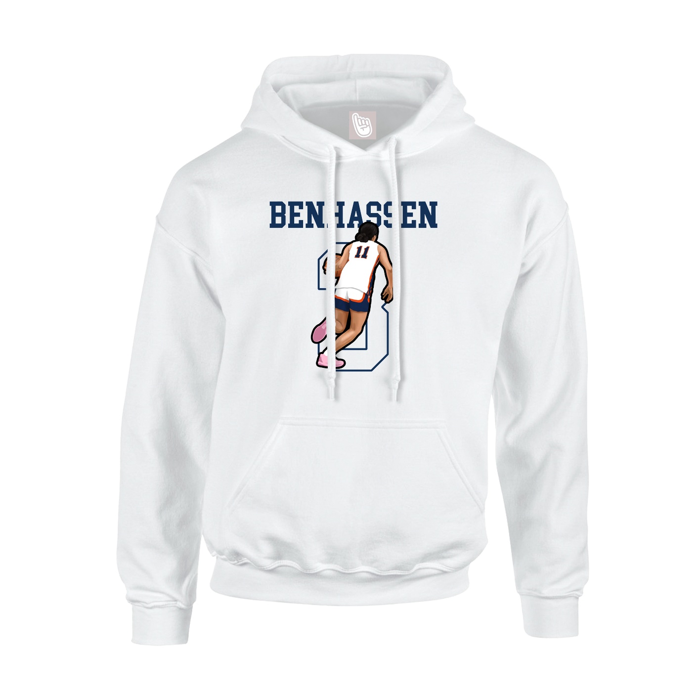 Hoodie — Shirsey in White