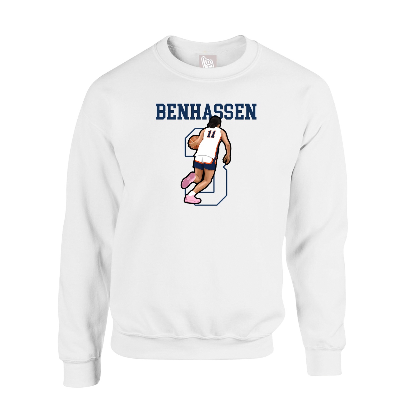 Fleece Crew — Shirsey in White