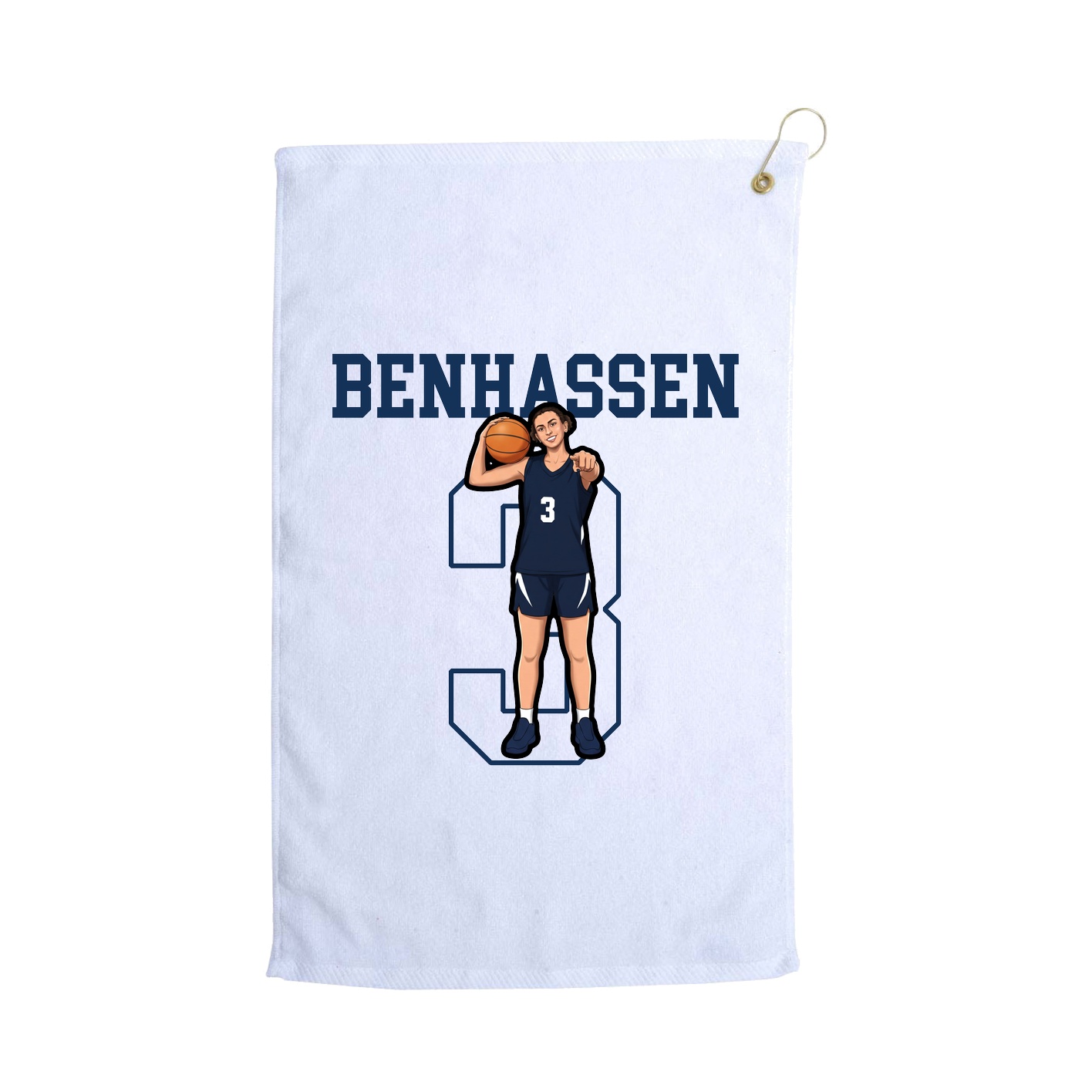 Golf Towel — Shirsey in White