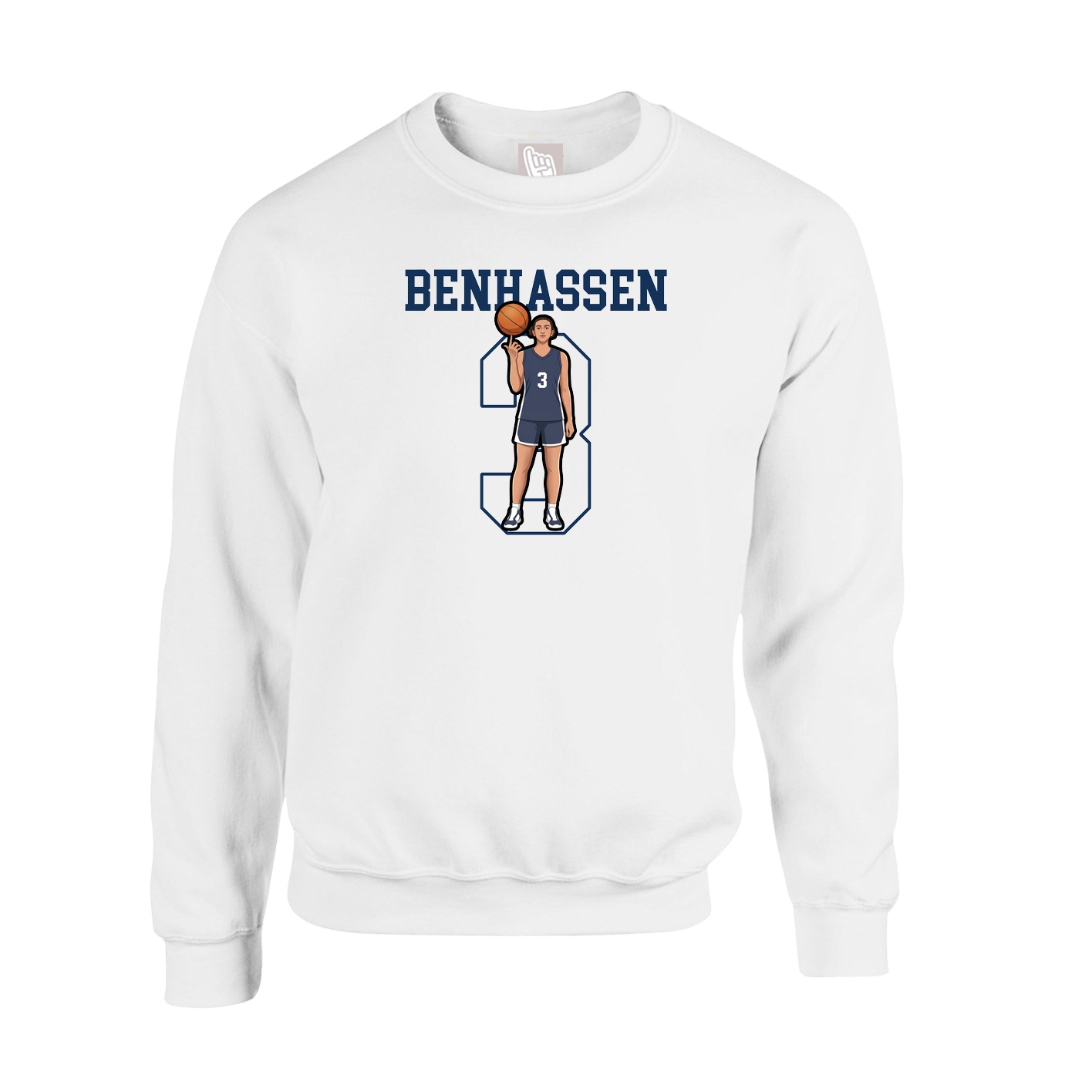 Fleece Crew — Shirsey in White