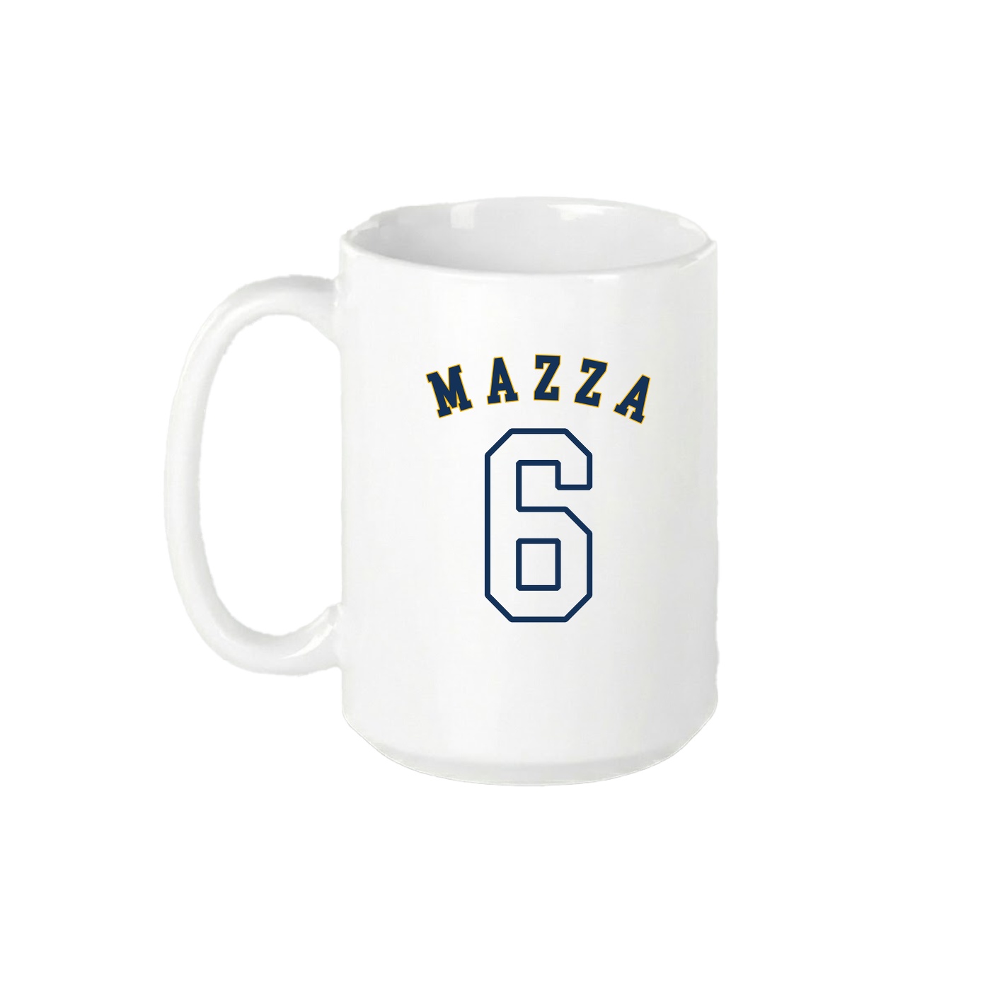 15oz Coffee Mug — Shirsey Arch in White