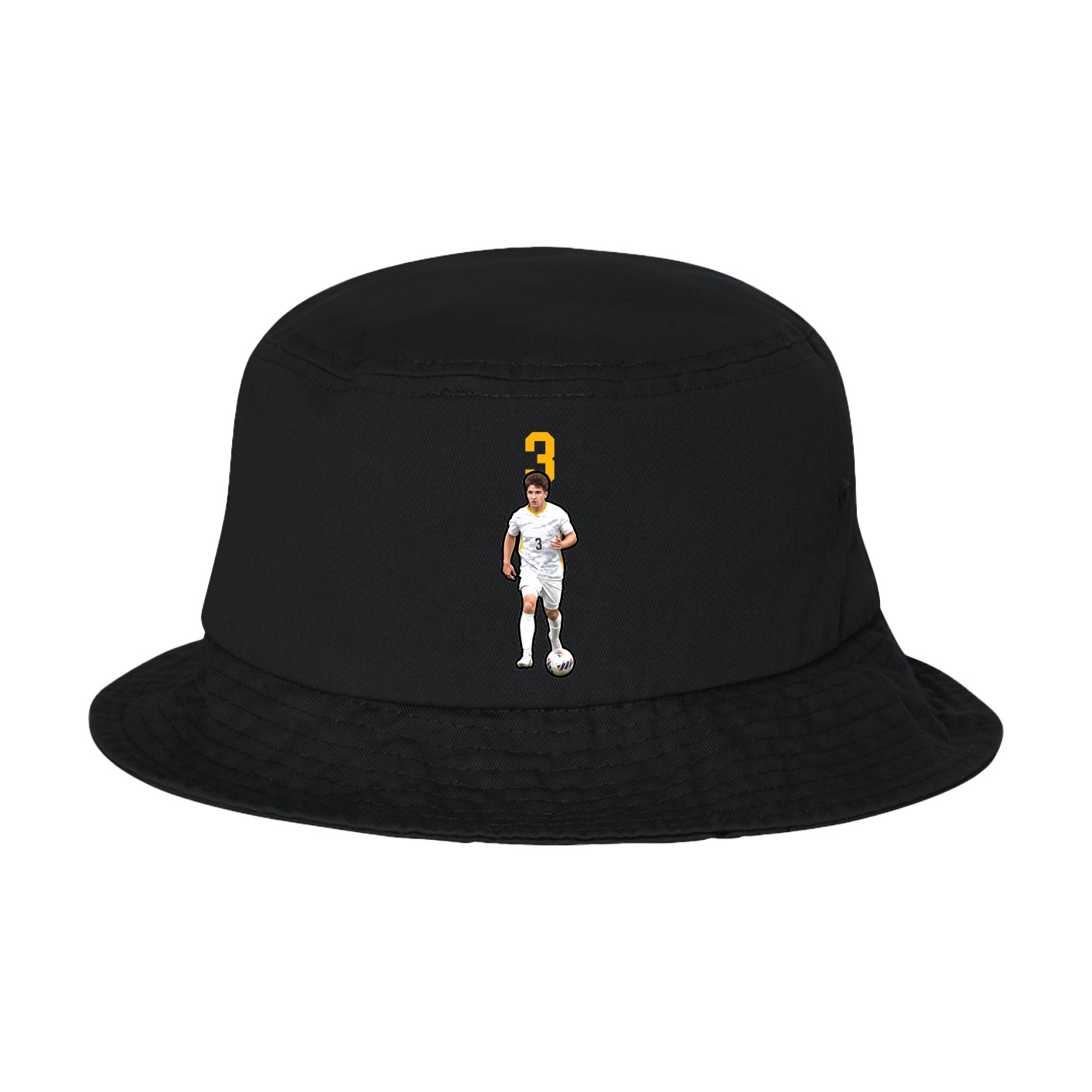 Bucket Cap — Number Top in Black