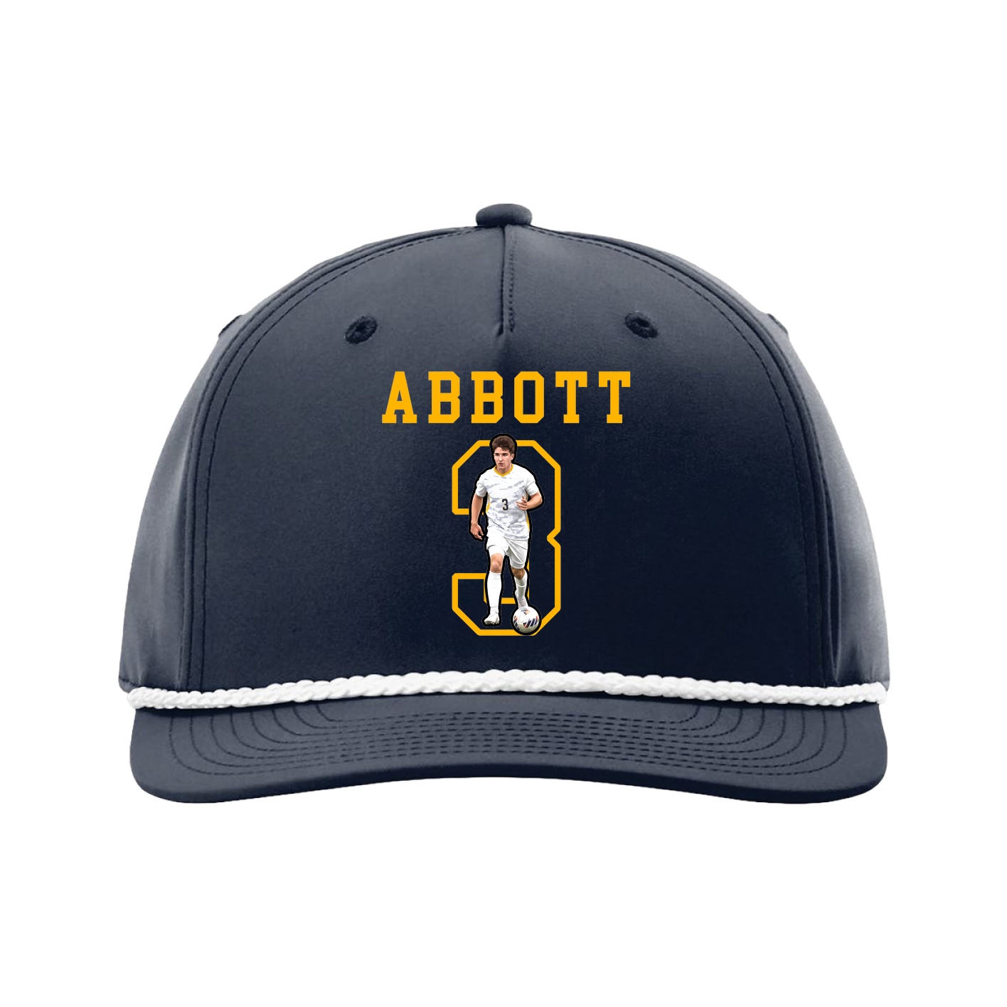 Five-Panel Classic Rope Cap — Shirsey in Navy