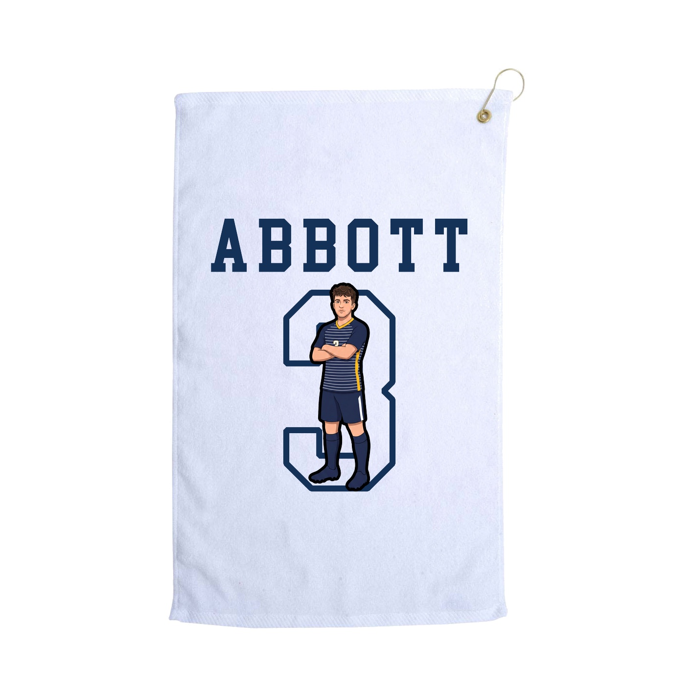 Golf Towel — Shirsey in White