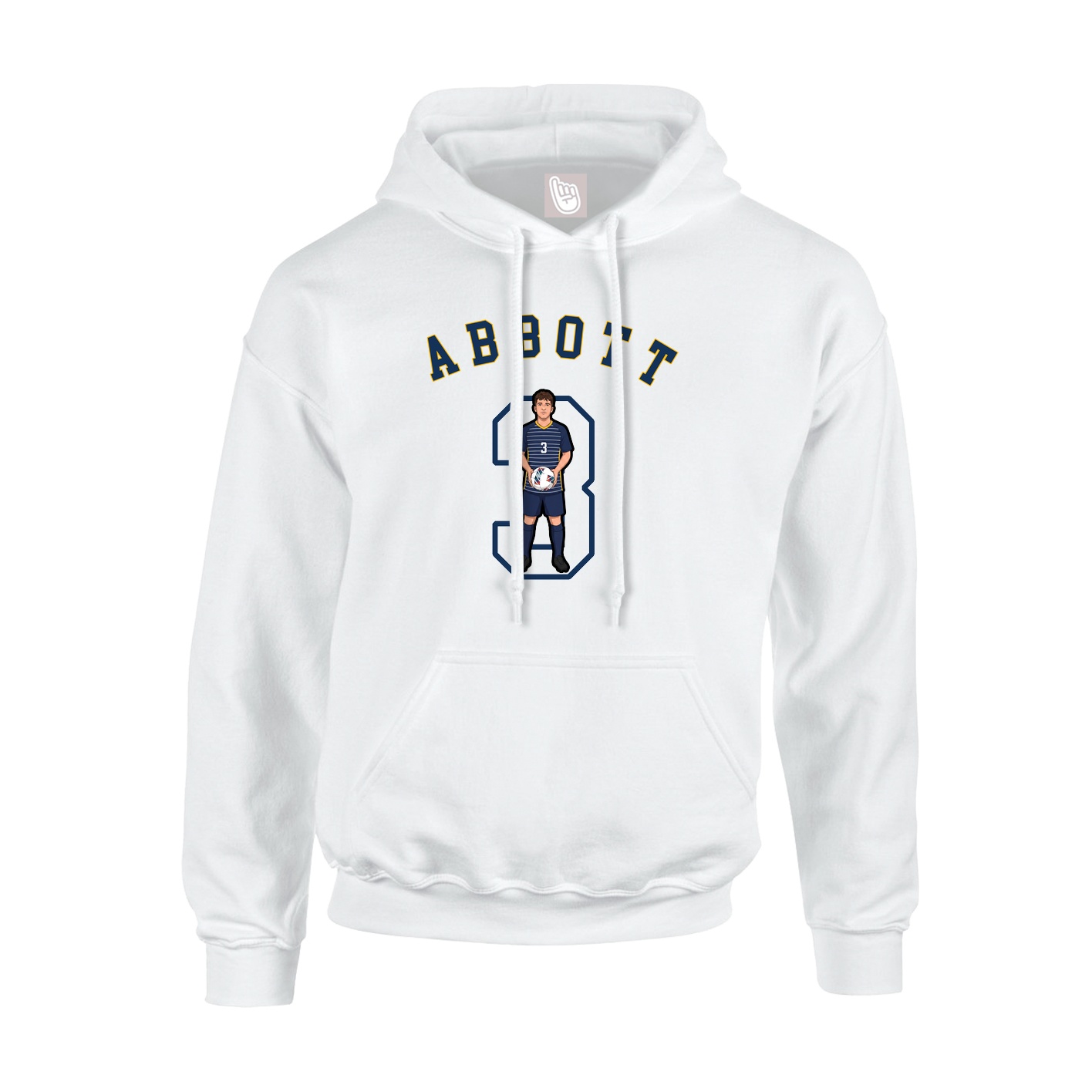 Hoodie — Shirsey Arch in White