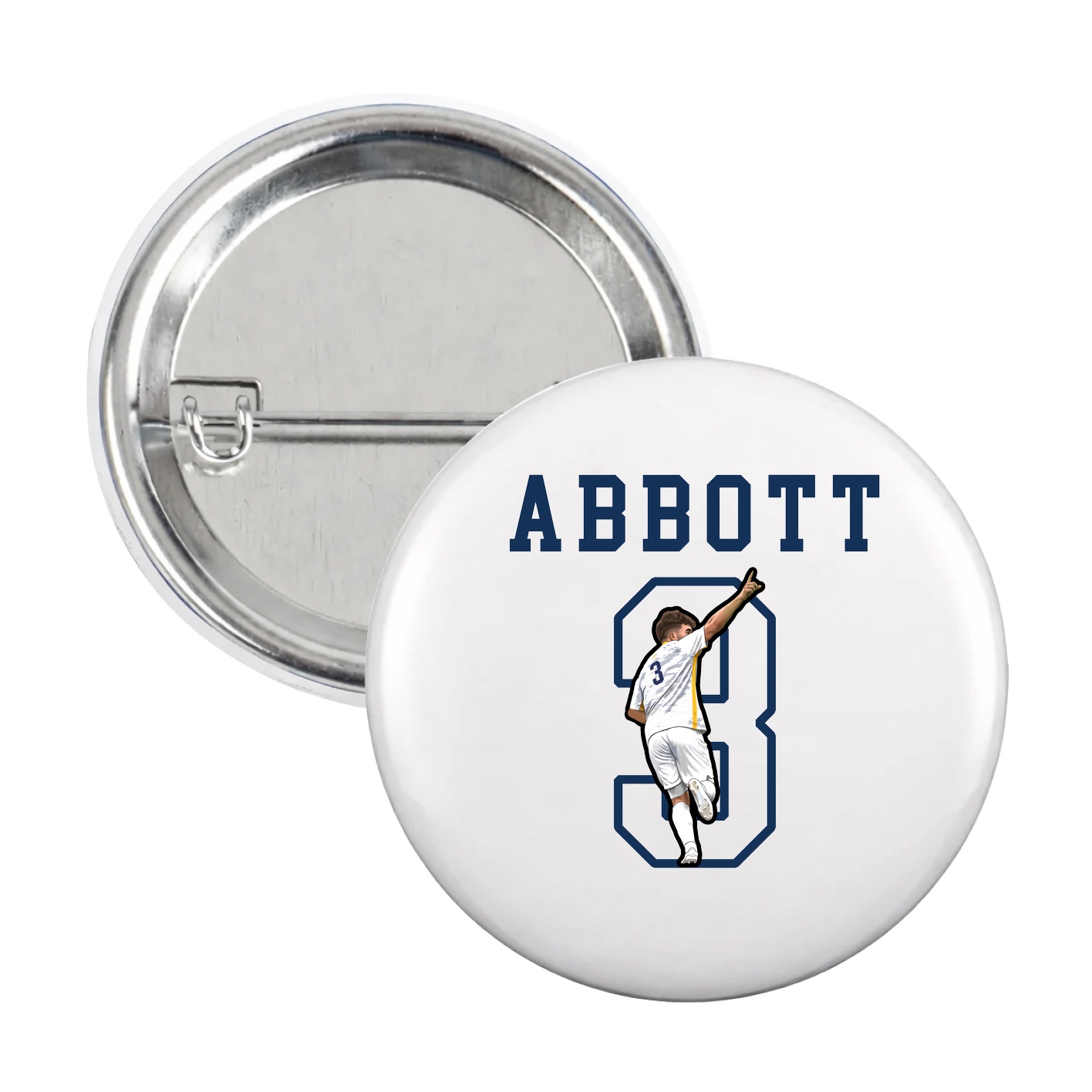 Game Day Button — Shirsey in White