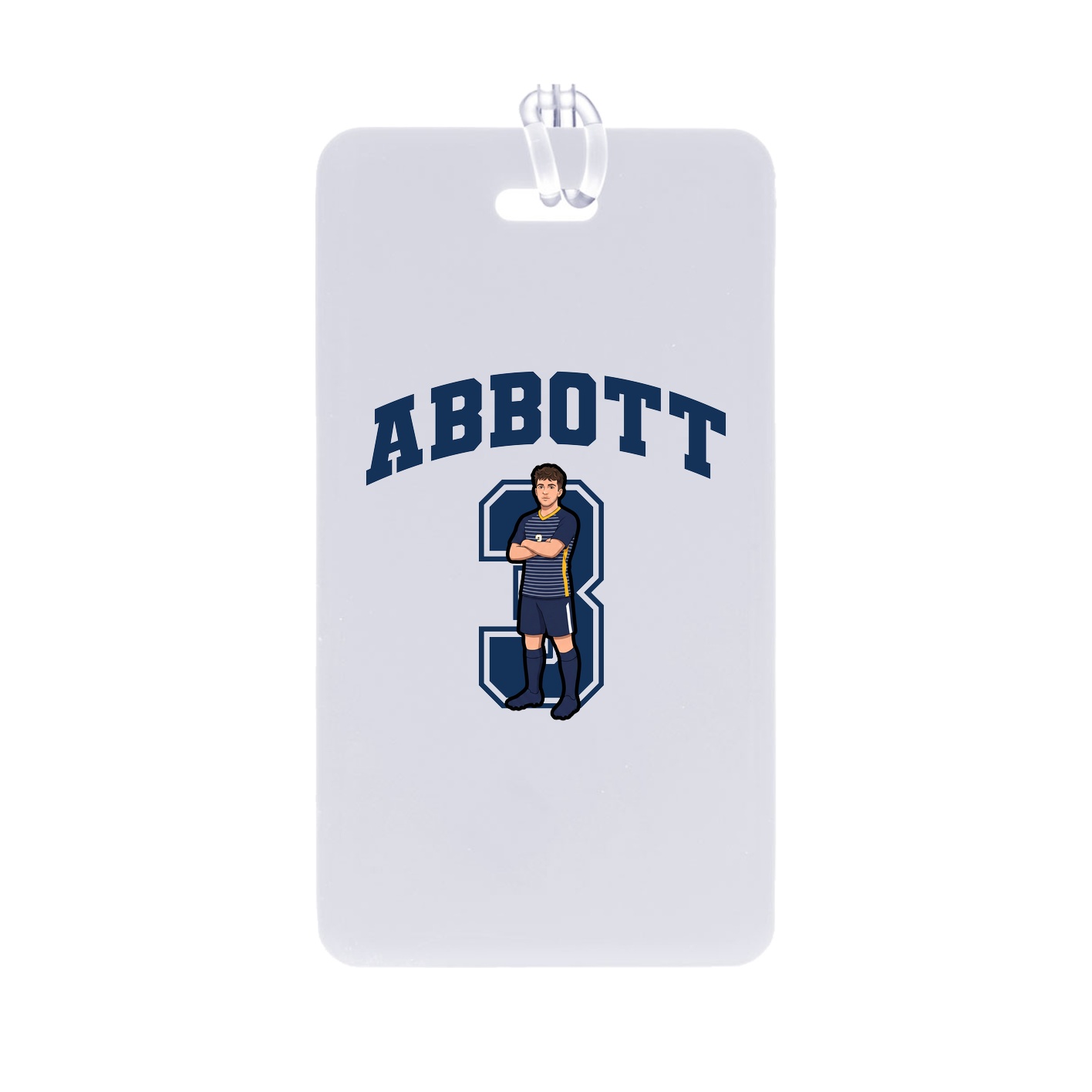 Bag Tag — Number in Classic