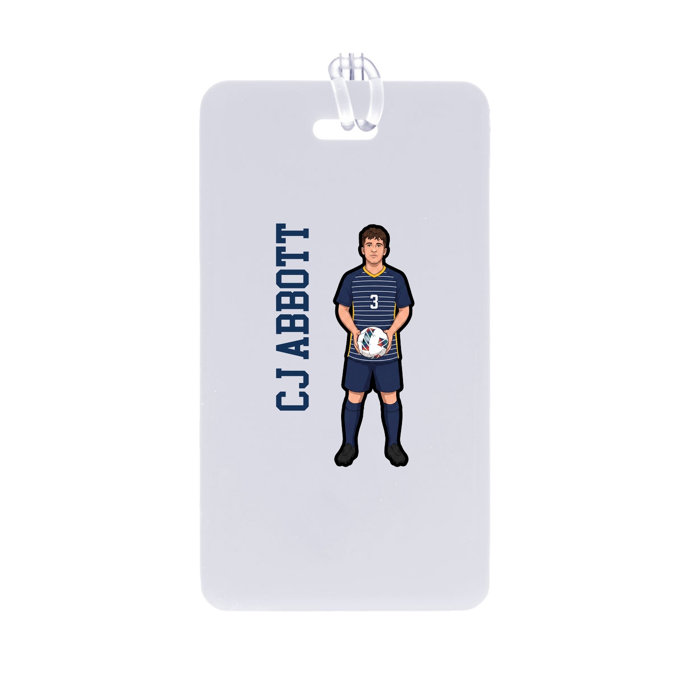 Bag Tag — Name Vertical in Classic