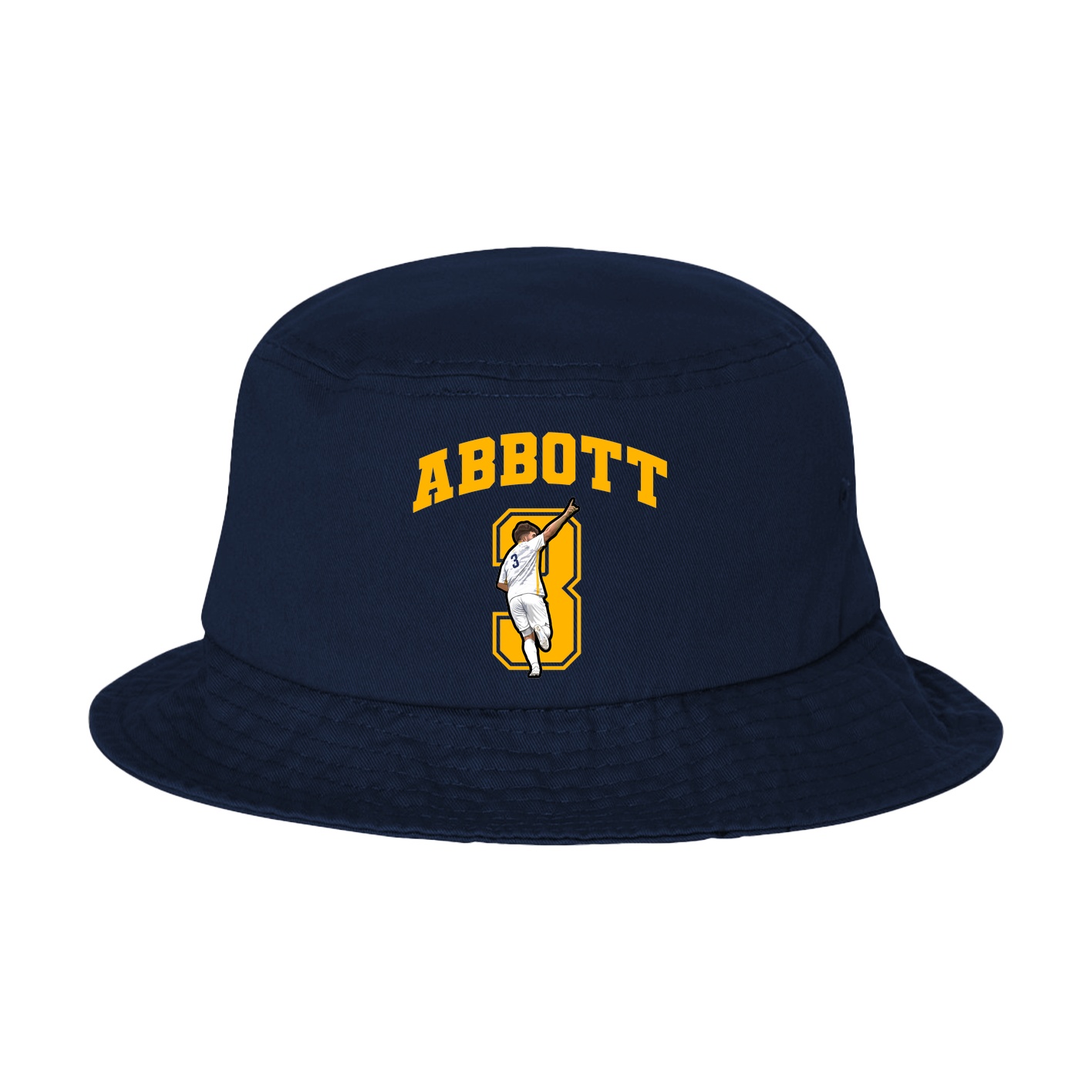 Bucket Cap — Number in Navy