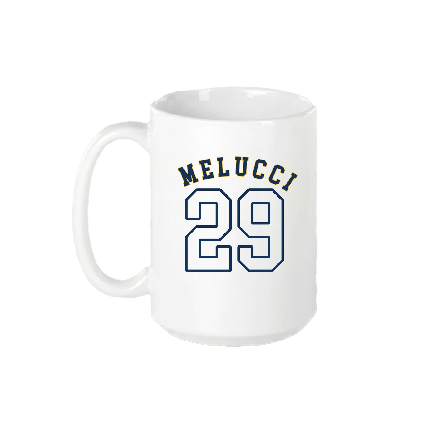 15oz Coffee Mug — Shirsey Arch in White