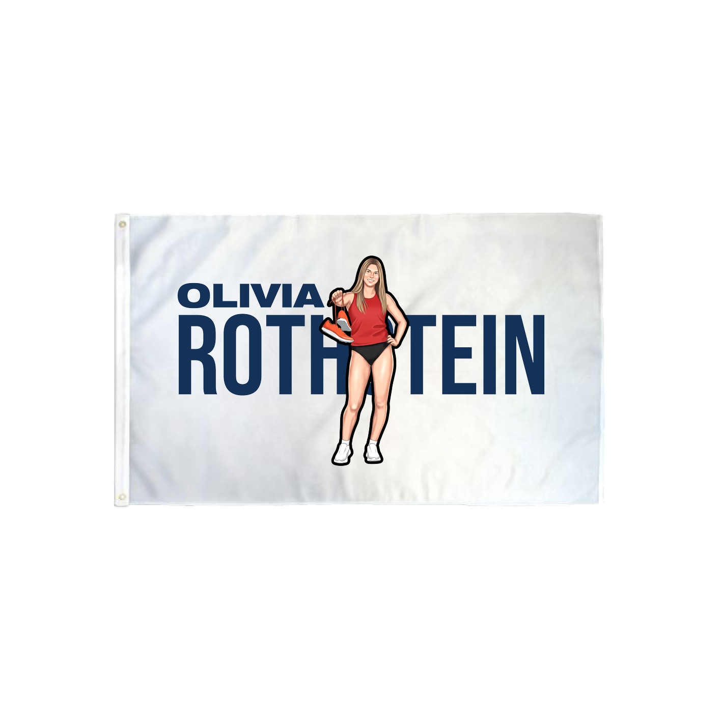 3x5 Flag — Player Name in Classic