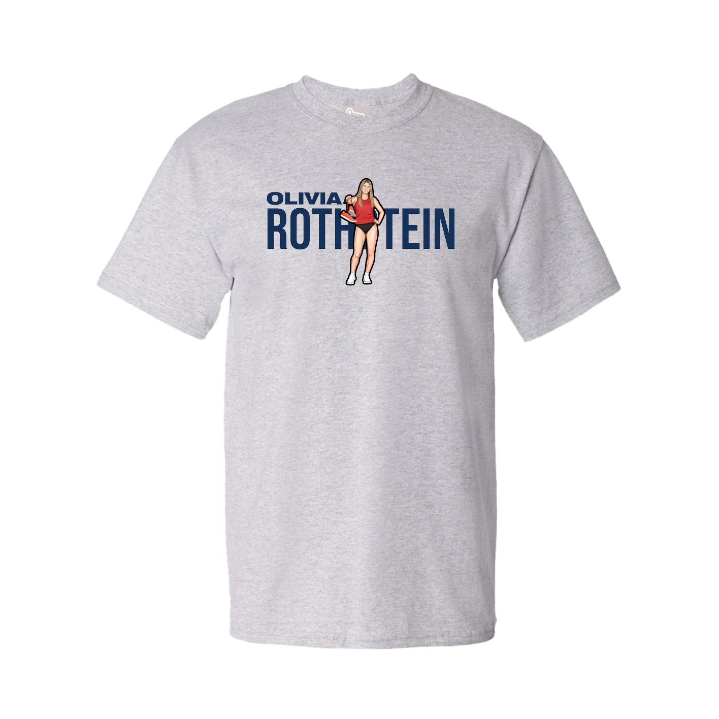 Youth Tee — Player Name in Grey