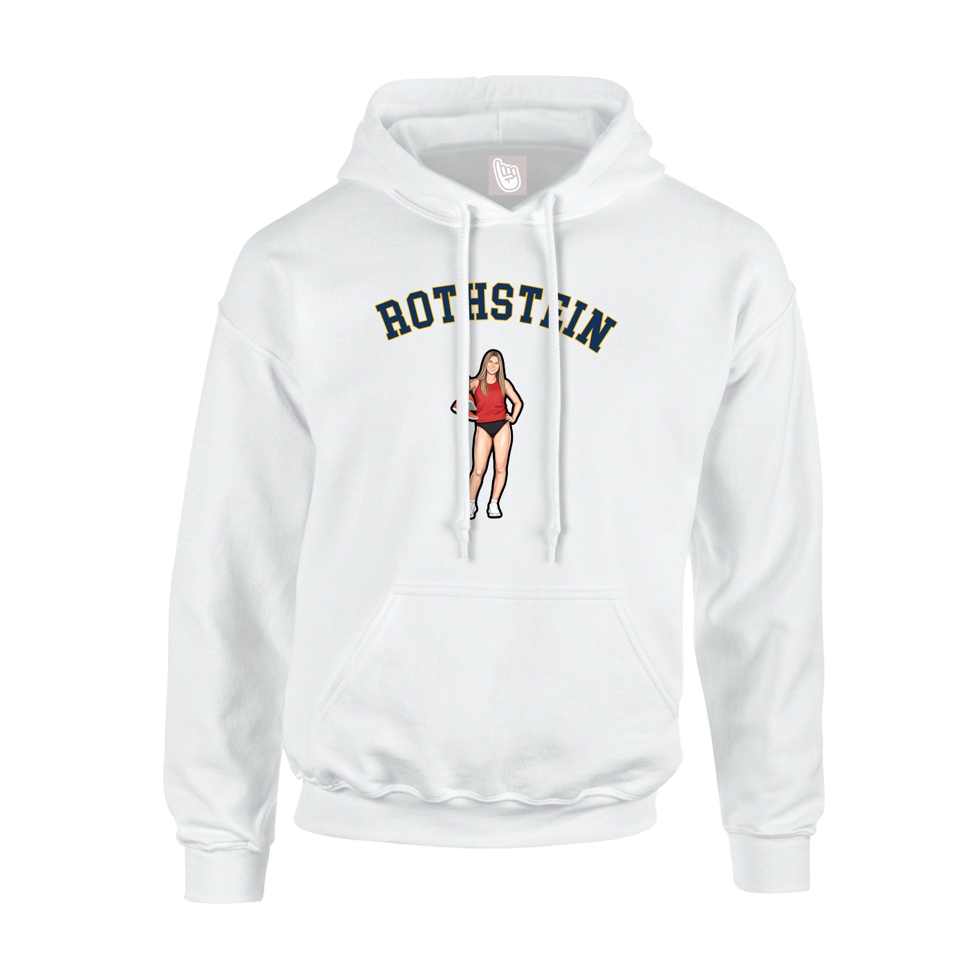 Hoodie — Shirsey Arch in White