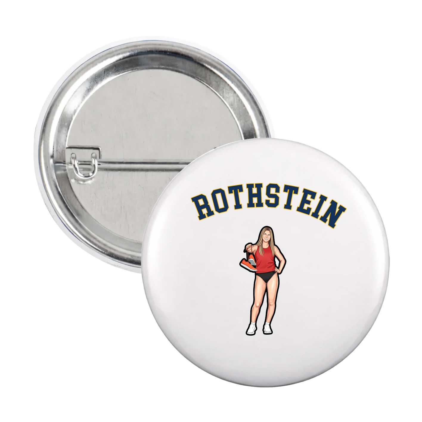 Game Day Button — Shirsey Arch in White