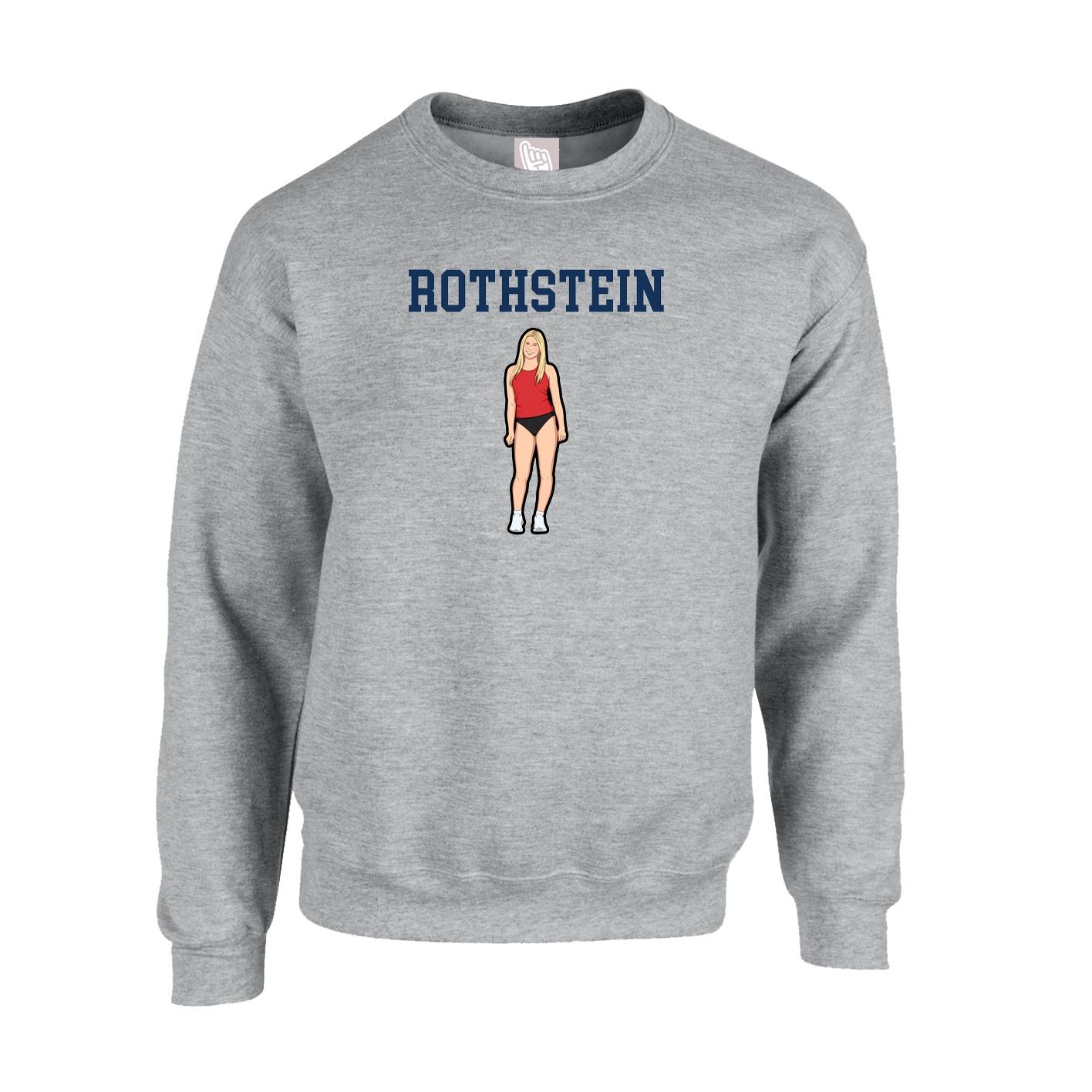 Fleece Crew — Shirsey in Grey