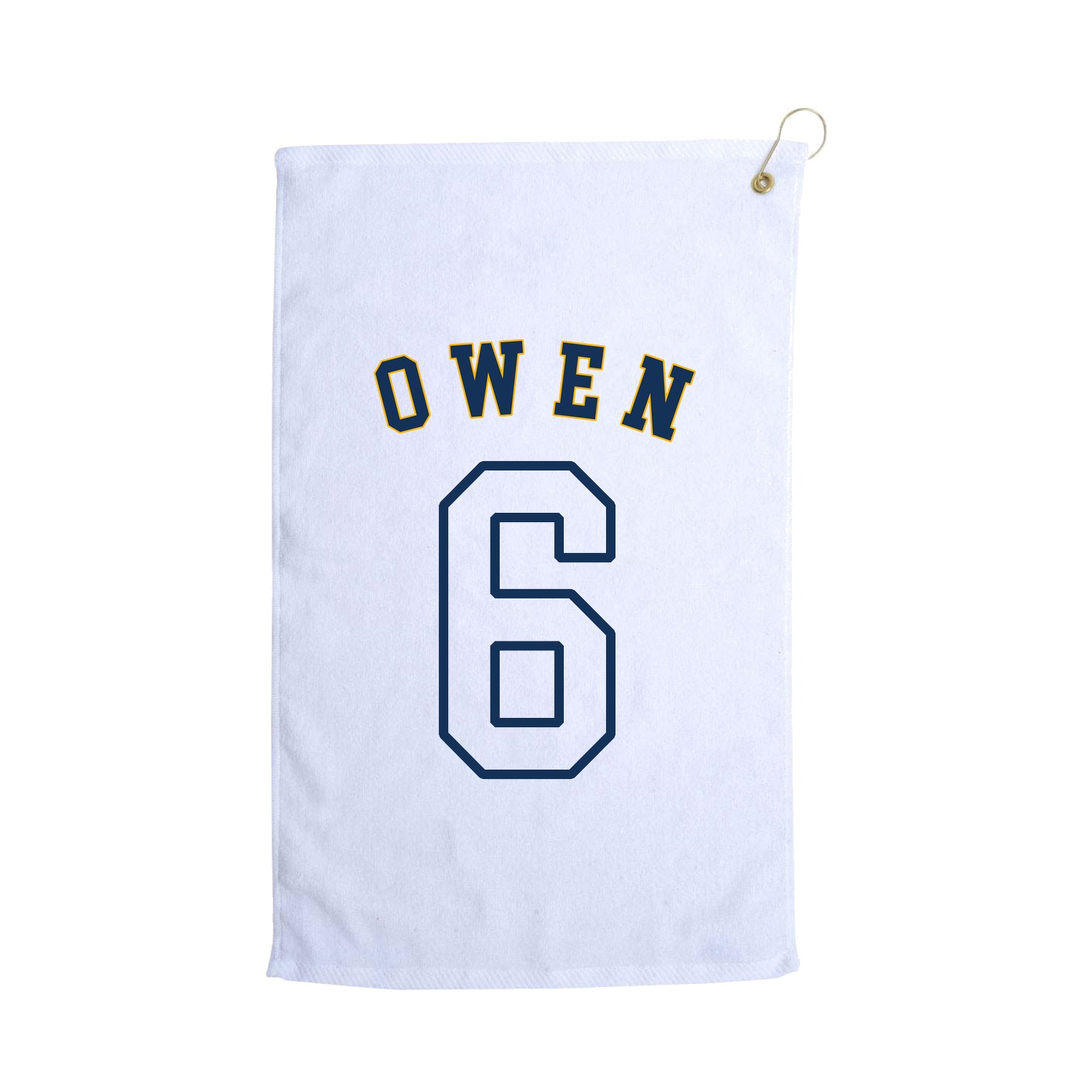 Golf Towel — Shirsey Arch in White