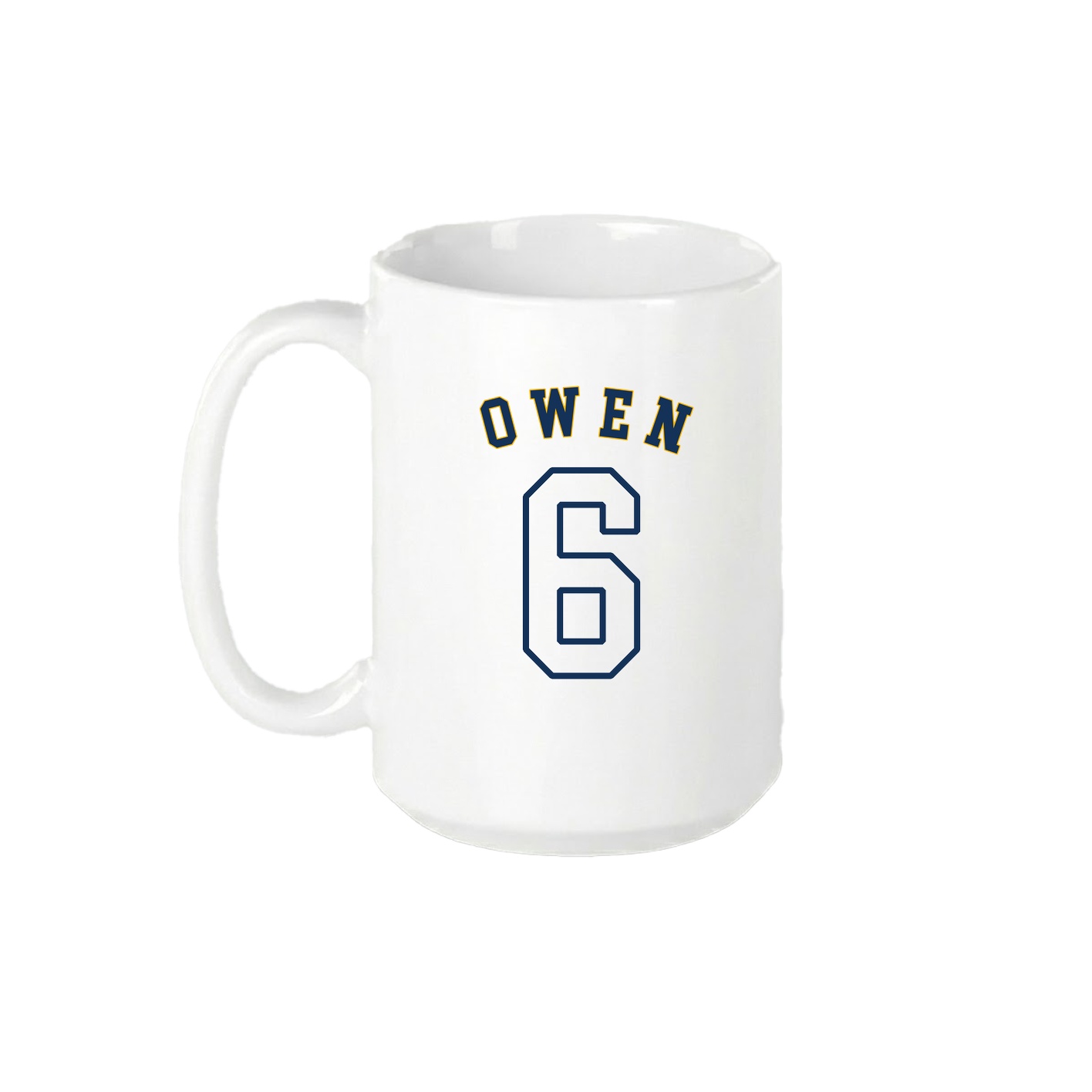 15oz Coffee Mug — Shirsey Arch in White