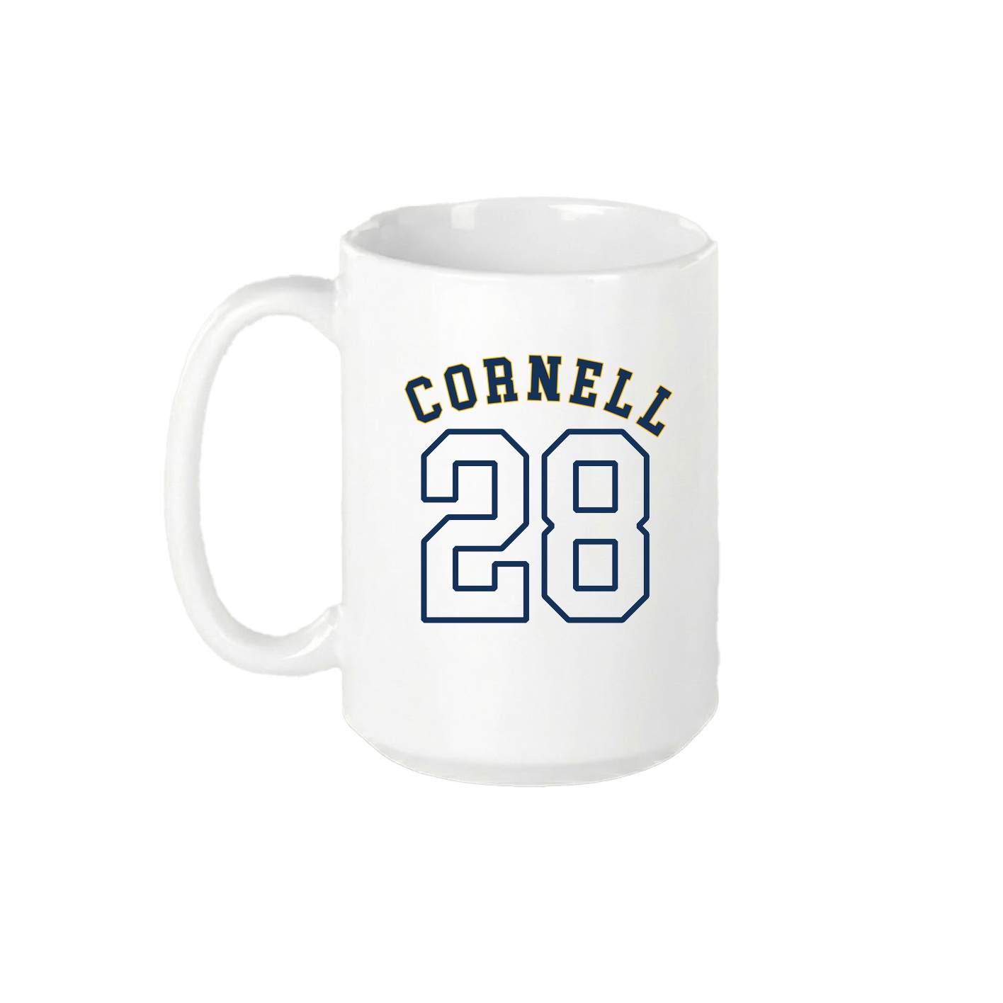 15oz Coffee Mug — Shirsey Arch in White