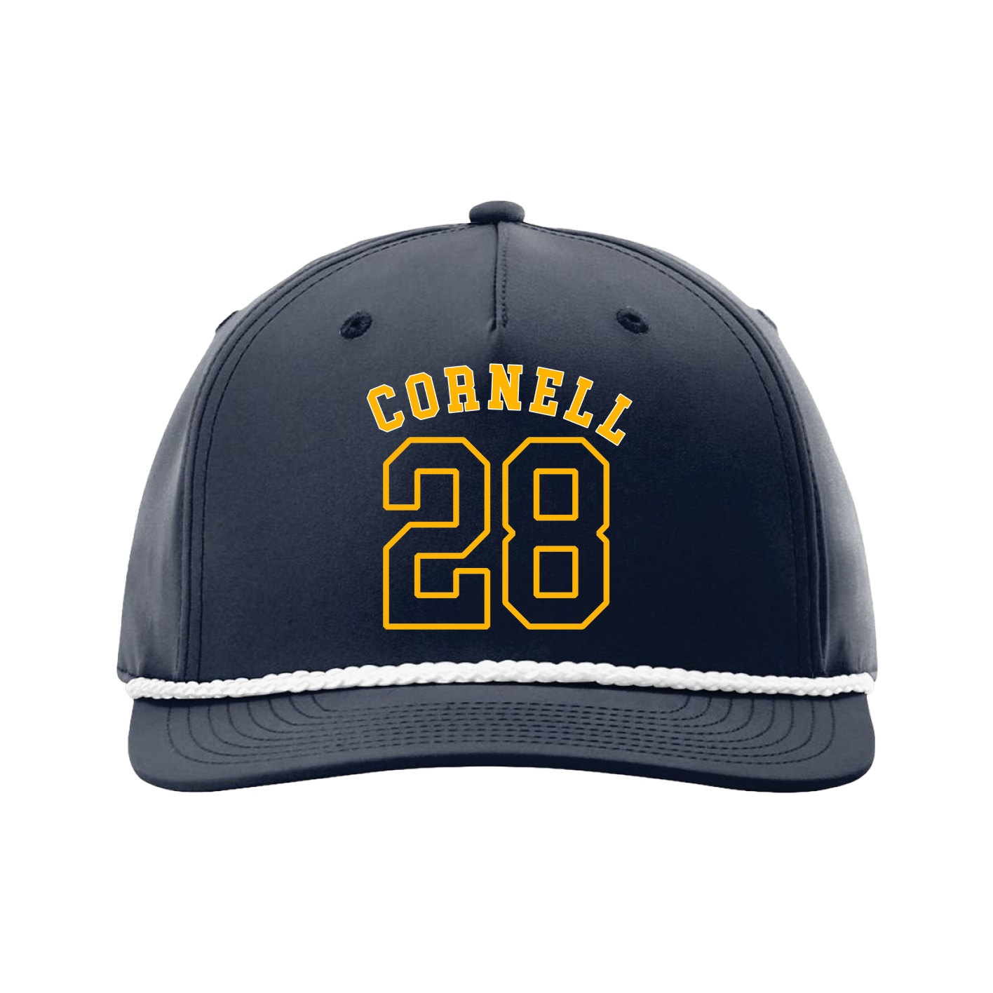 Five-Panel Classic Rope Cap — Shirsey Arch in Navy
