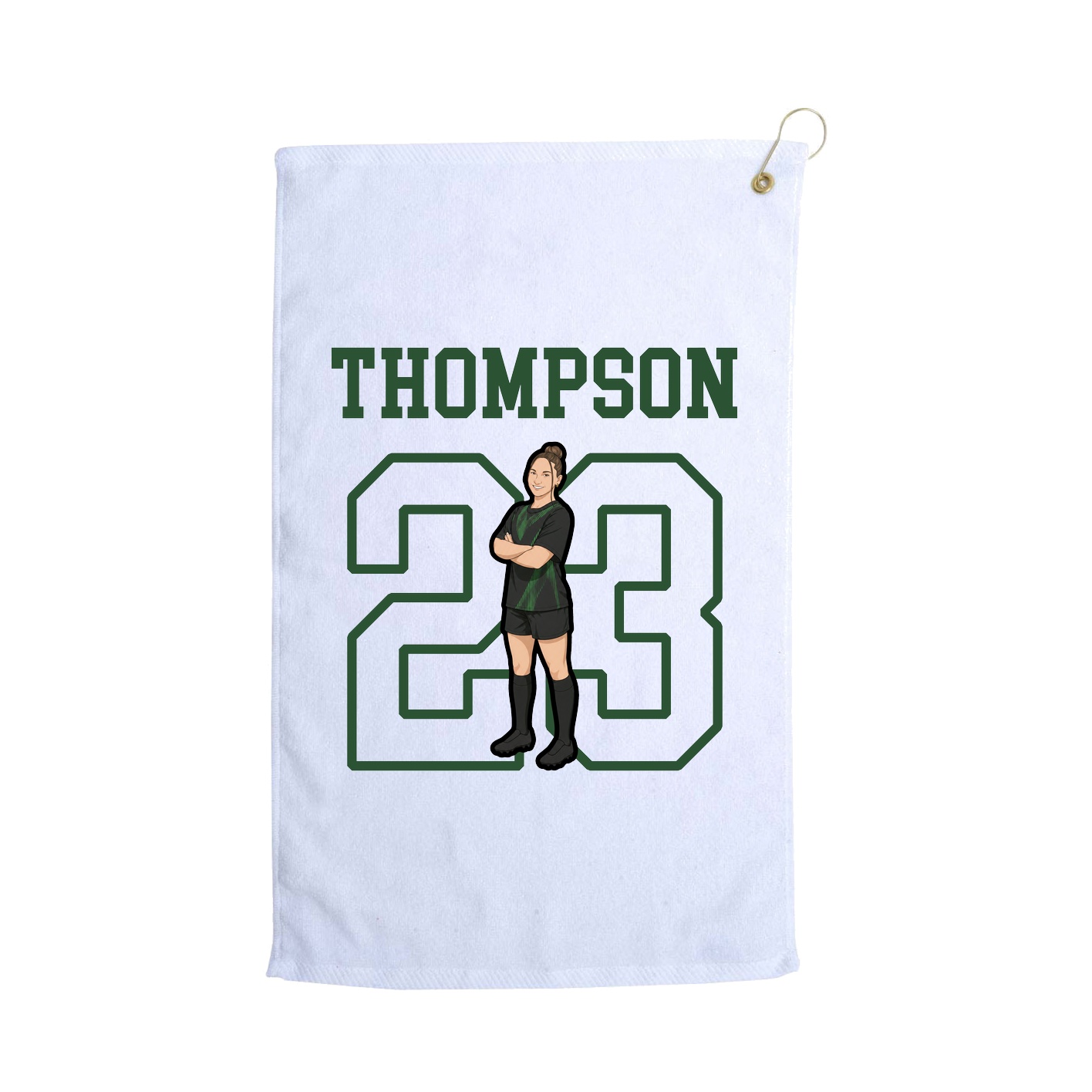 Golf Towel — Shirsey in White