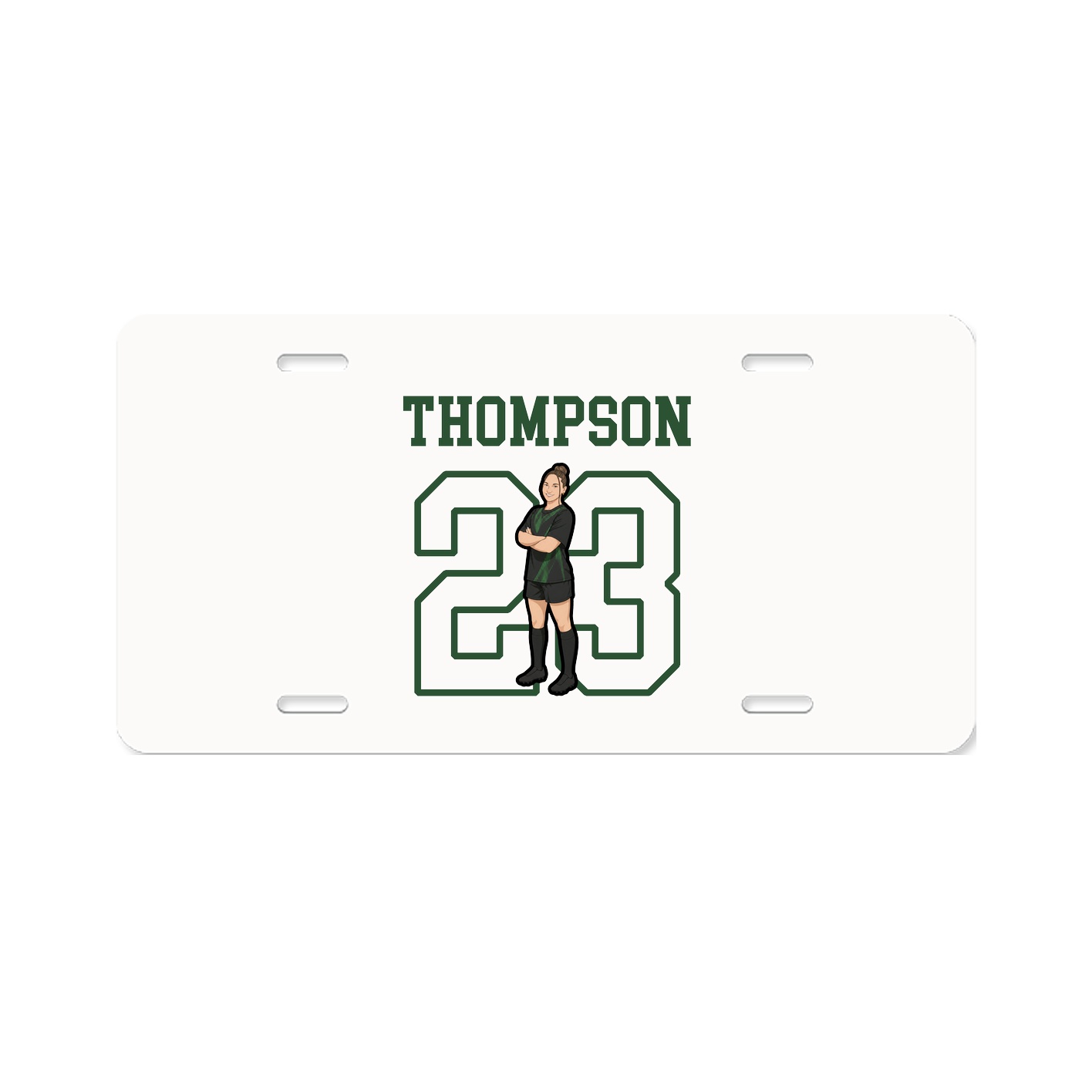 License Plate — Shirsey in Classic