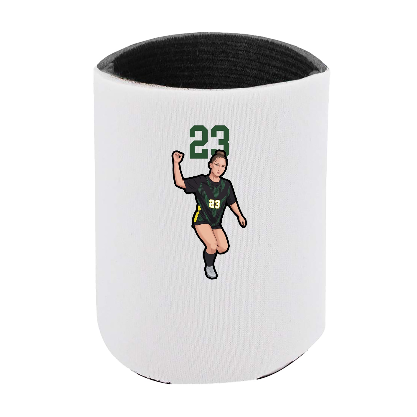 Can Holder — Number Top in White