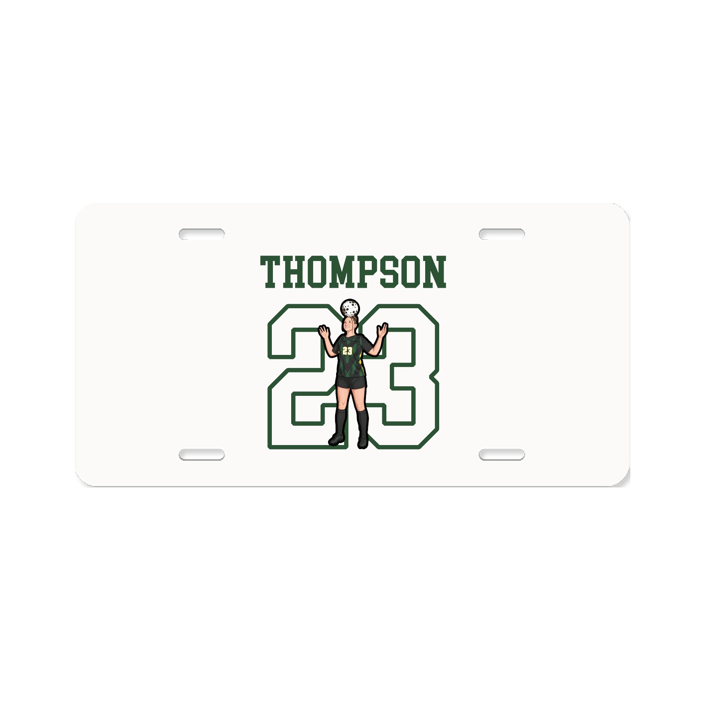 License Plate — Shirsey in Classic