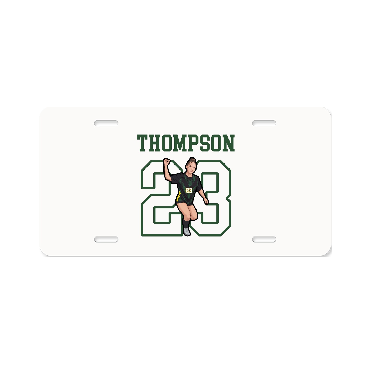 License Plate — Shirsey in Classic