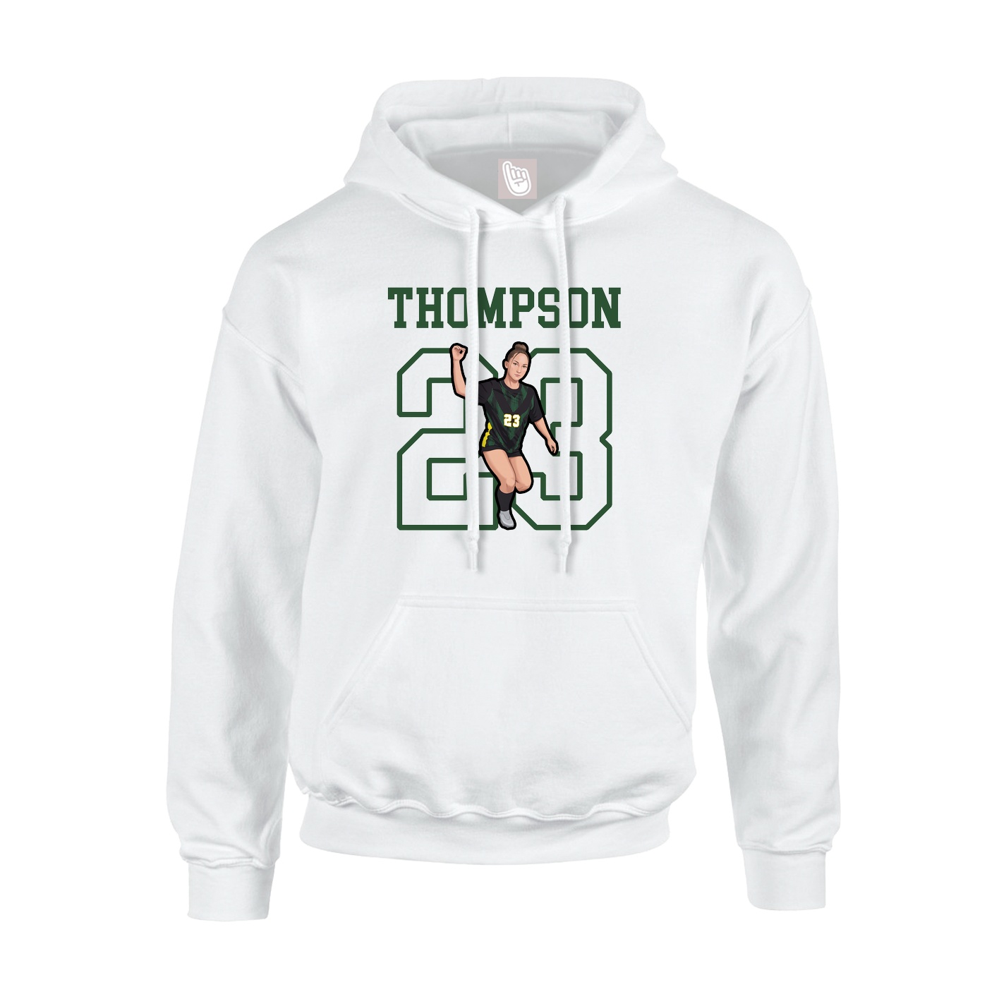Youth Hoodie — Shirsey in White