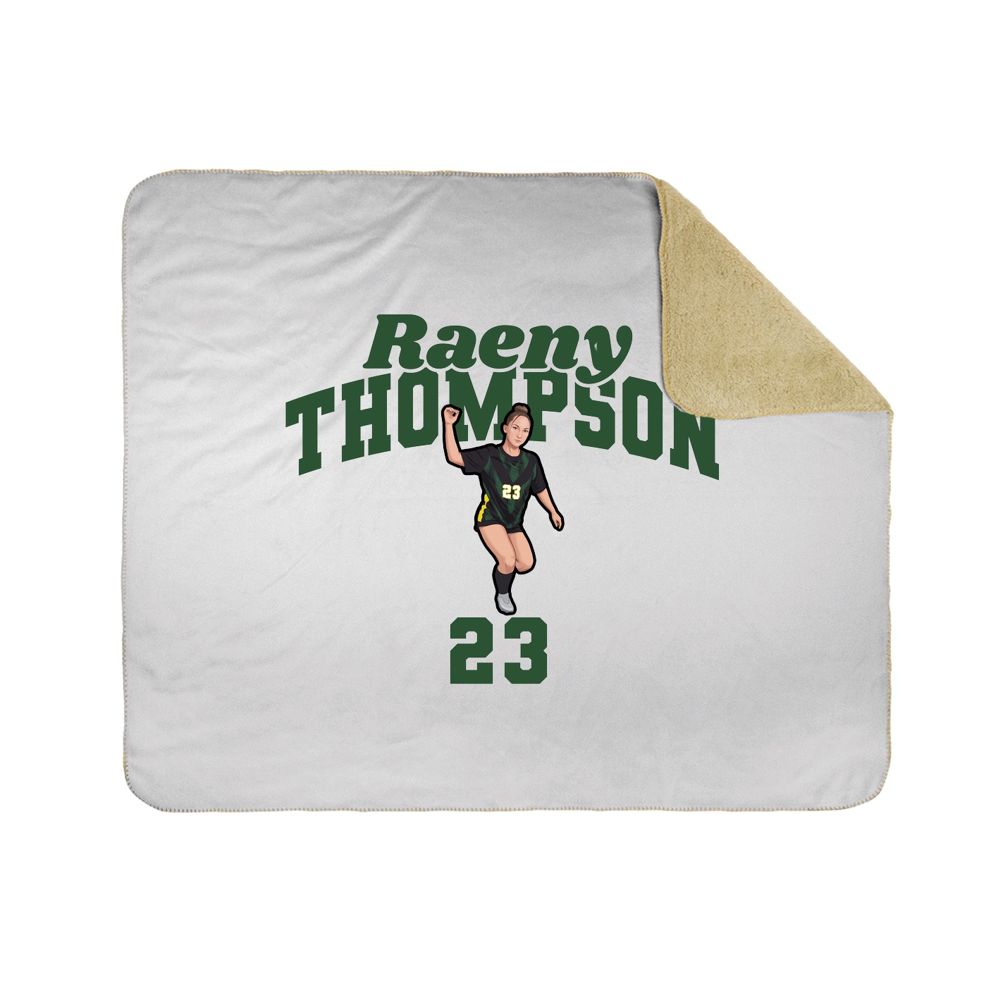 Throw Blanket — Signature Arch in White