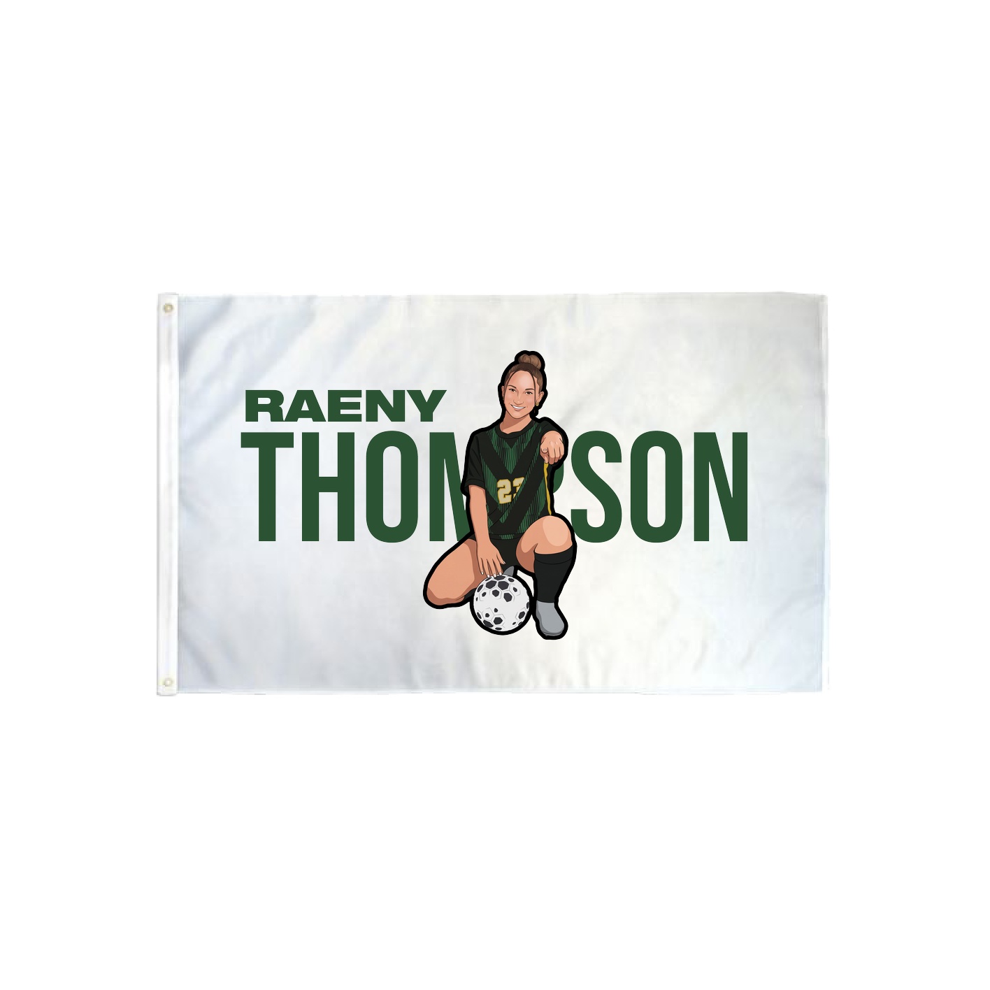 3x5 Flag — Player Name in Classic
