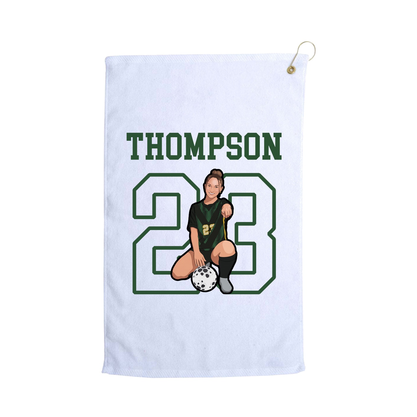 Golf Towel — Shirsey in White