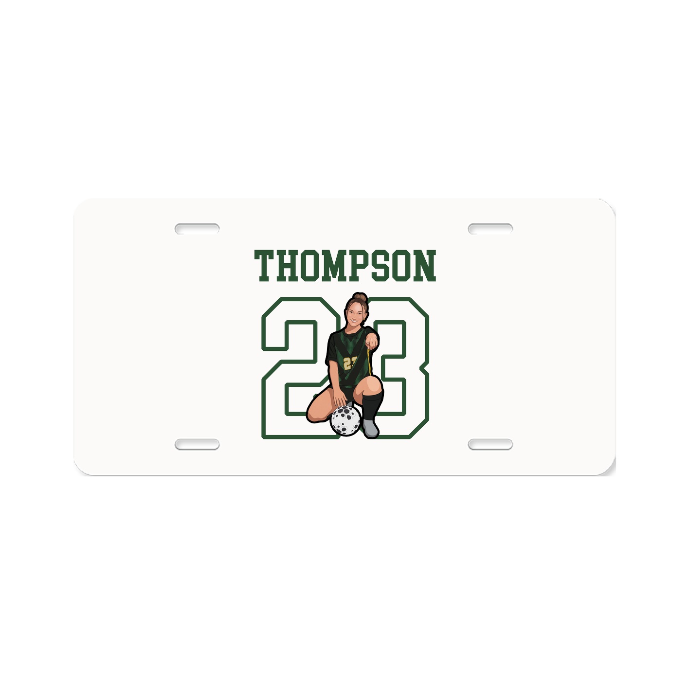 License Plate — Shirsey in Classic