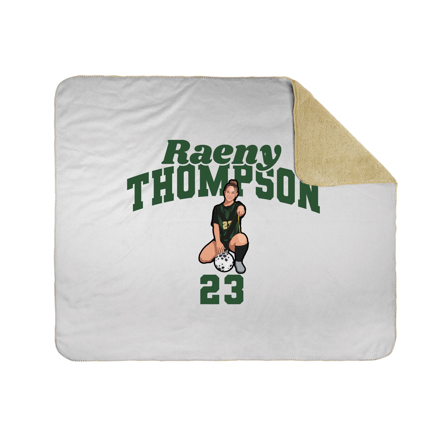 Throw Blanket — Signature Arch in White