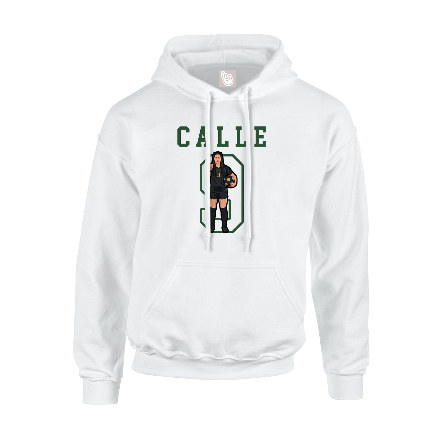 Hoodie — Shirsey in White