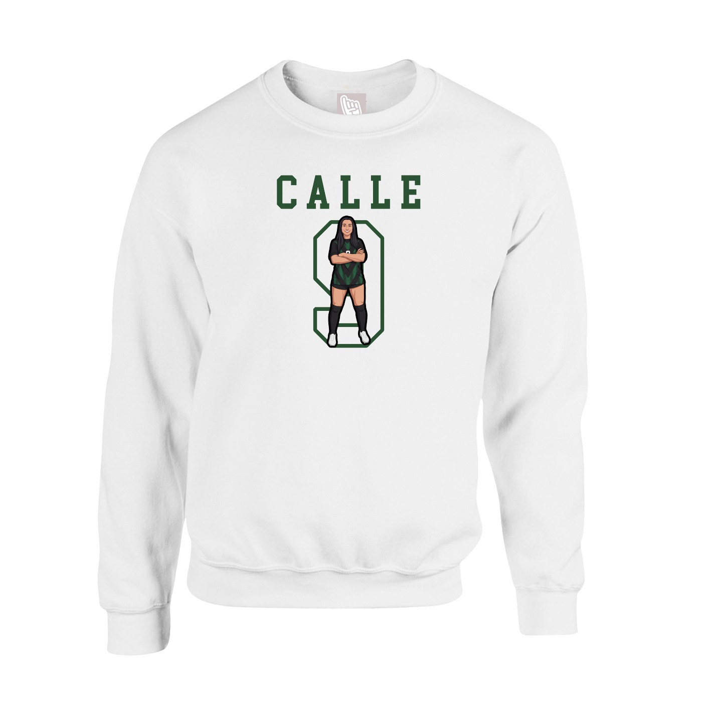 Fleece Crew — Shirsey in White