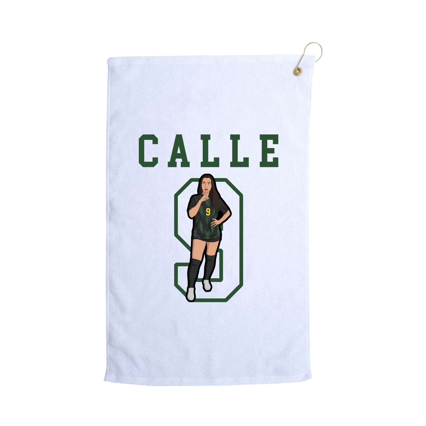 Golf Towel — Shirsey in White