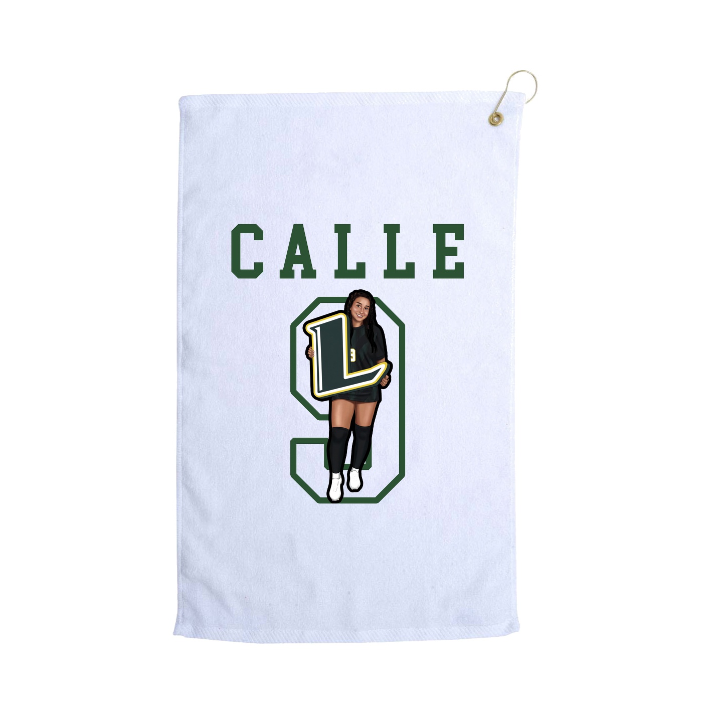 Golf Towel — Shirsey in White
