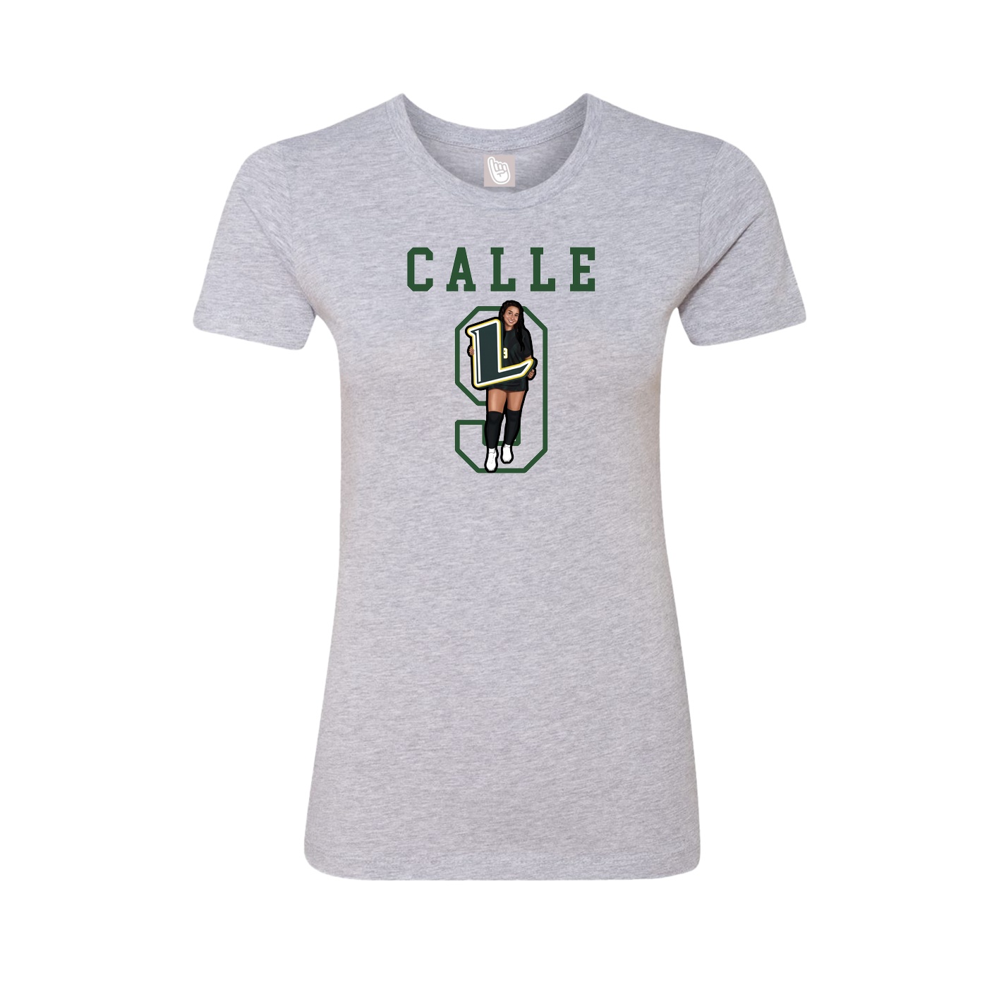 Fitted Women's Tee — Shirsey in Grey