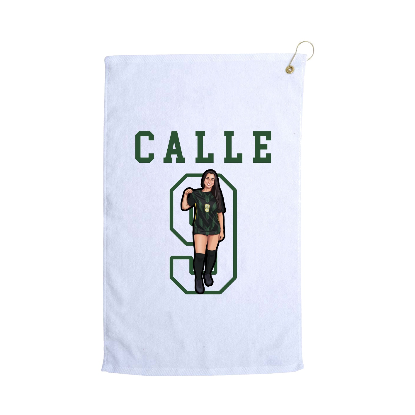 Golf Towel — Shirsey in White