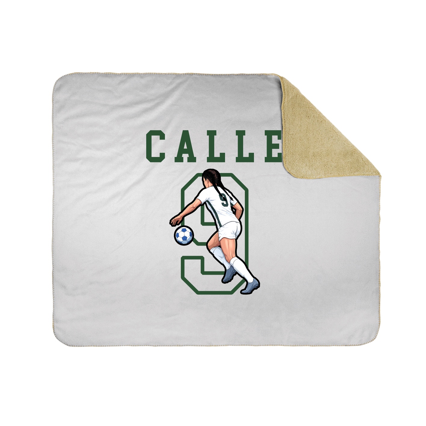 Throw Blanket — Shirsey in White